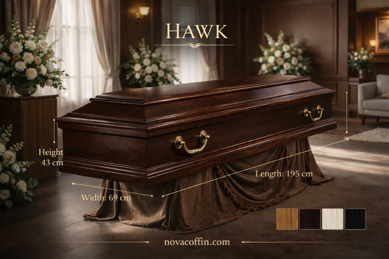 Hawk coffin — Sepelio line