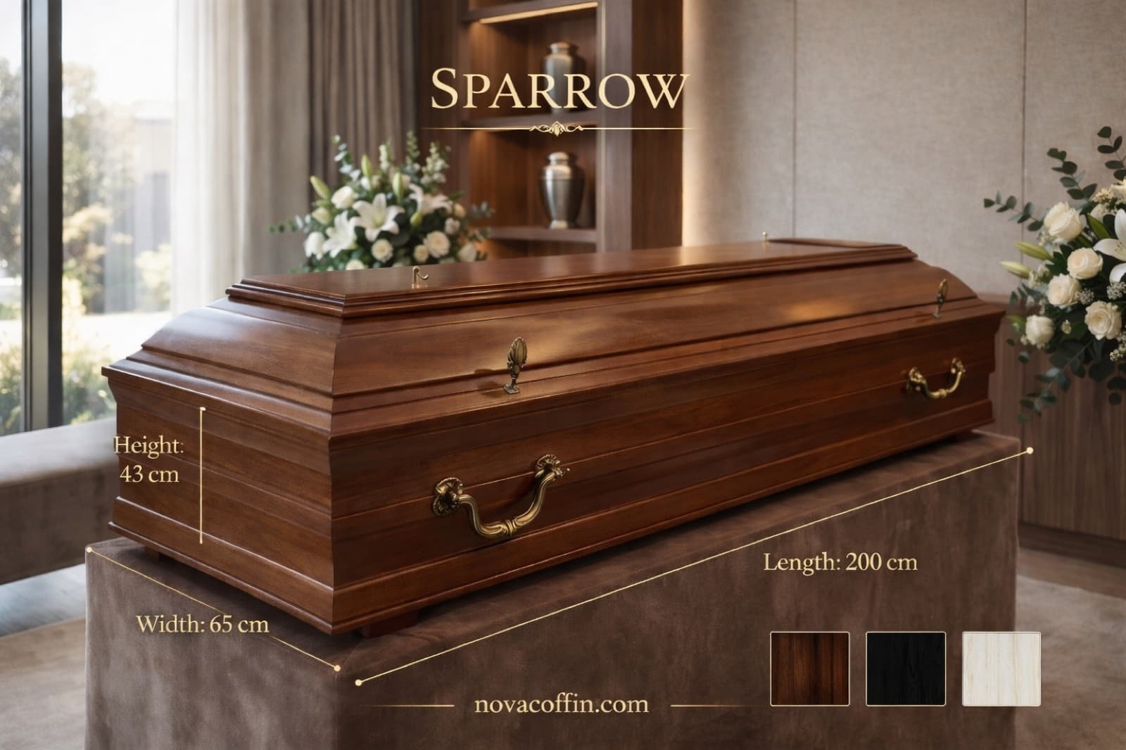 Sparrow coffin — Sepelio line
