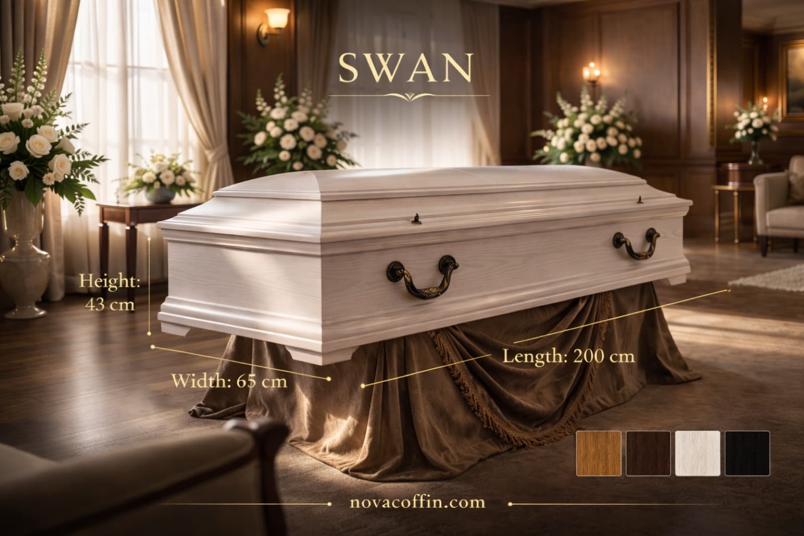 Swan coffin — Premium line