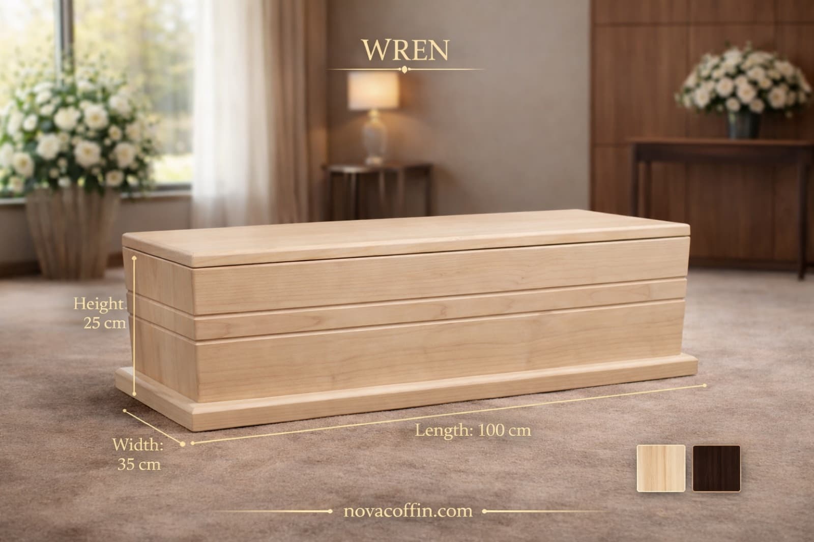 Wren coffin — Sepelio line